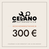 Geschenkgutschein Kaffee Service Celano über 300 Euro